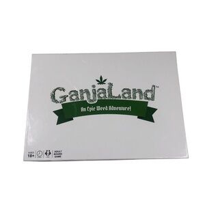 GanjaLand Board Game Adult Party Game 18+ Lightly Toasted Open Box